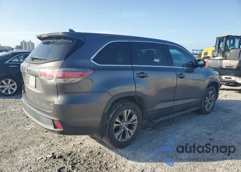 2015 Toyota Highlander Le из США, поврежденный, VIN 5TDZKRFH3FS078751